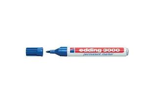 EDDING Markerstifte, Permanent Marker 3000 blau