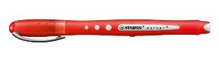 STABILO Rollerball-Stifte, Faserschreiber worker colorful, rot, 0.5mm